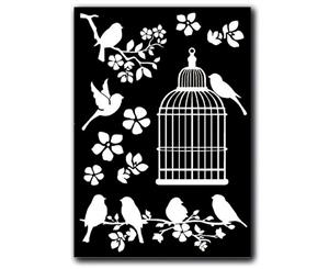 Stamperia - Cage and Birds - Decotransfer A5