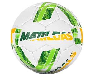 Summit Australia Matilda Size 5 Soccer Ball Sports Football Training White