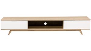 Tauris Nova 2000mm Lowline TV Cabinet - Oak