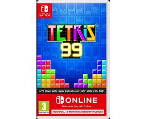 Tetris 99 + NSO UK Subscription Nintendo Switch Game