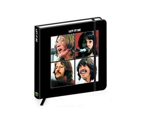 The Beatles Notebook Let It Be Band Logo Official Quality Hardback Journal - Black