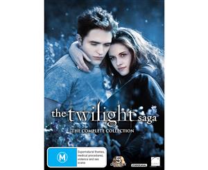 The Twilight Saga The Complete Collection Box Set DVD Region 4