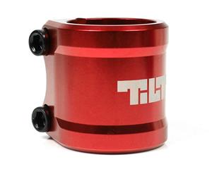 Tilt Arc Double Pro Scooter Clamp Oversize - Red