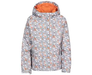 Trespass Childrens Girls Hopeful Waterproof Rain Jacket (Platinum) - TP3992