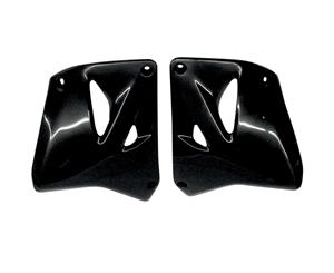 UFO Plastic RADIATOR SHROUDS Suzuki Motor Bike RM125 2001-2011 Model BLACK