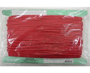 Uni-Trim Hood Cord RED Per 50 Metre Card