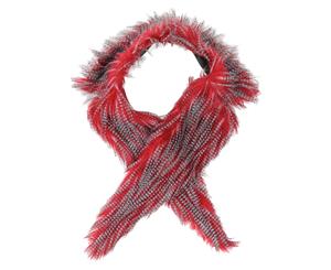 Unreal Fur Women's Faux Fur Collar - Red Raccoon