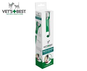 Vet's Best Advanced Triple-Headed Toothbrush