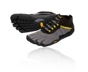 Vibram Mens FiveFingers V-Trek Walking Shoes Sneakers Trainers Black Grey