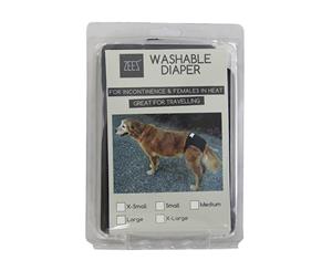 Washable Dog Diaper Large Zeez (Waist 38-60cm)