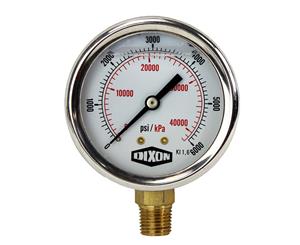 Water and Air Pressure Gauge New 1/4" Brass BSPT Thread 0 - 6000psi/42000kpa