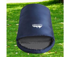 Weisshorn Sleeping Bag Bags Single XL Camping Hiking -15C Tent Winter Thermal Navy