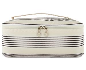 Wicked Sista Medium Beauty Case - Neutral Stripe/Navy