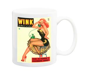 Wink Glamour Magazine Cover Mug - 11 Fluid Oz