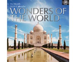 Wonders of the World - 2020 Premium Square Wall Calendar 16 Months New Year Gift