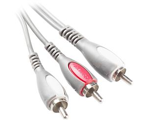 X05812 CONNEXIA RCA Plug To 2X RCA Plug - 8M Gold 1X RCA Plug To 2X RCA Plugs RCA PLUG TO 2X RCA PLUG - 8M