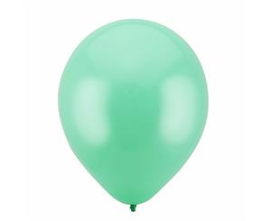 10x Aqua Latex Standard 25cm Helium Balloons Balloon Party Wedding Birthday