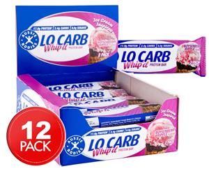 12 x Aussie Bodies Lo Carb Whip'd Boysenberry Ripple Protein Bar 60g