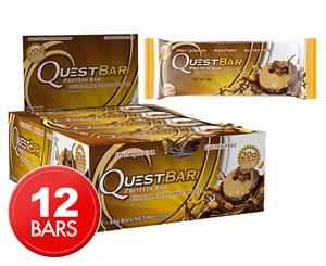 12 x Quest Protein Bars Chocolate Peanut Butter 60g