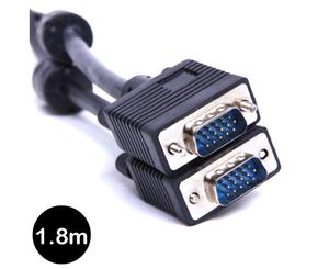 1.8 Metre VGA HD15 Plug to Plug Cable