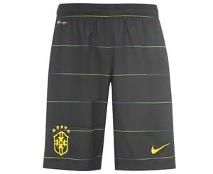 2014-15 Brazil Nike Third Shorts (Black) - Kids