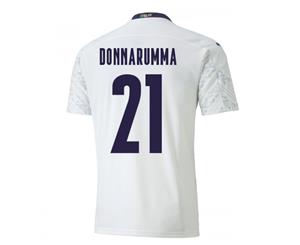 2020-2021 Italy Away Puma Football Shirt (Kids) (DONNARUMMA 21)