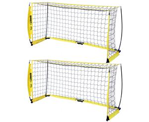 2x Summit FFA 2M Fastnet Advance/Casual Goal f Football/Soccer/Training/Portable