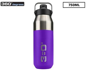 360 Degrees Sip Cap Vacuum Insulated Bottle 750mL - Purple