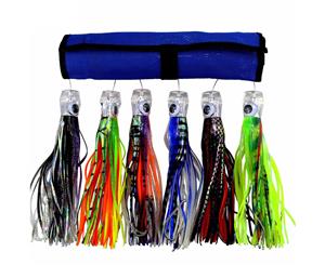 9" Game Fishing Lures Marlin Trolling Lures Big Game Fishing inc Lure Bag Tuna