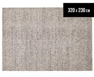 Amalia Scandinavian 320x230cm Handwoven Clouds Rug - Brown