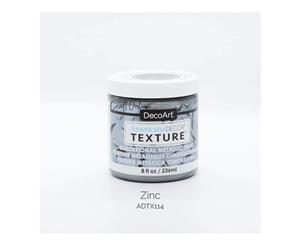 Americana Decor Texture Metallics 8oz - Zinc