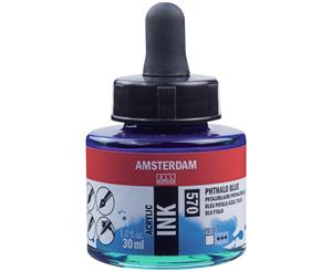 Amsterdam Acrylic Ink 30Ml-Phthalo Blue