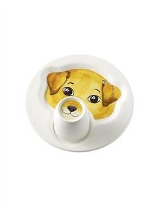 Animal Friends Children Dog Plate with Mug