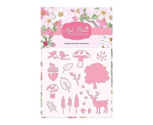 Apple Blossom Birds of a Feather Collection - 6x6 Woodland Stencil