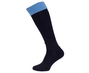 Apto Mens Contrast Football Sock (Navy/Sky Blue) - MB554