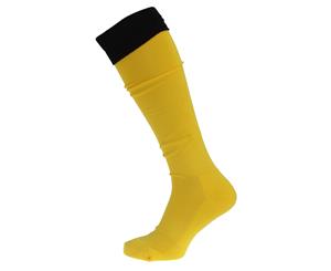 Apto Mens Contrast Football Sock (Yellow/Black) - MB554