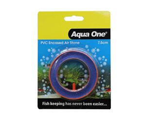 Aquarium Air Stone PVC Encased Beauty Round 7.5cm 10149 Fish Tank Aqua One