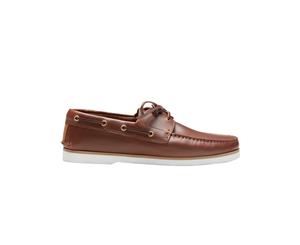 Aquila Mens Port Boat Shoes - Tan