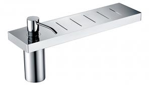 Arcisan Zara Chrome Shelf with Soap Dispenser