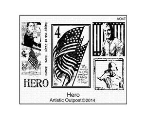 Artistic Outpost Cling Stamps 9In.X7in. Hero