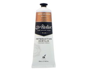 Atelier Interactive Acrylic Paint 80ml S4 - Copper (Micaceous)