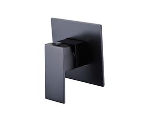 Black Rectangular Handle Brass Shower Mixer BKM105-B