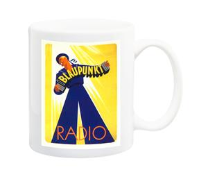 Blaupunkt Art Deco Radio Advert 1930 Poster Mug - 11 Fluid Oz