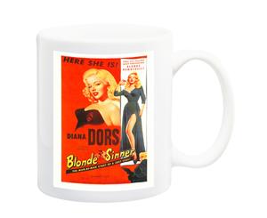 Blonde Sinner Diana Dors 1950 Movie Poster Mug - 11 Fluid Oz