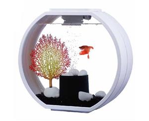 Blue Planet Aquarium Deco O 20L White