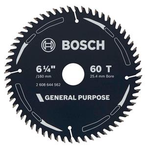 Bosch 160mm 60T TCT Circular Saw Blade for Wood Cutting - GENERAL PURPOSE