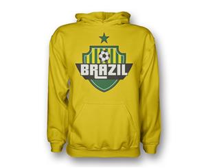 Brazil Country Logo Hoody (white)