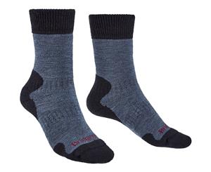 Bridgedale Womens Explorer Heavyweight Merino Comfort Socks - Storm Blue