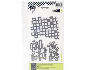 Carabelle Art Cut Die-Textures #2 3/Pkg