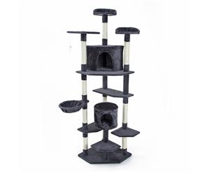 Cat Tree Multi Level Scratcher PARALA 201cm GREY